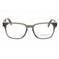 Salvatore Ferragamo Men's Eyeglasses - Transparent Grey Full Rim Frame | SF2924 020 ,