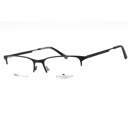 Chesterfield Men's Eyeglasses - Matte Black Metal Rectangular Frame | CH 108XL 0003 00 ,