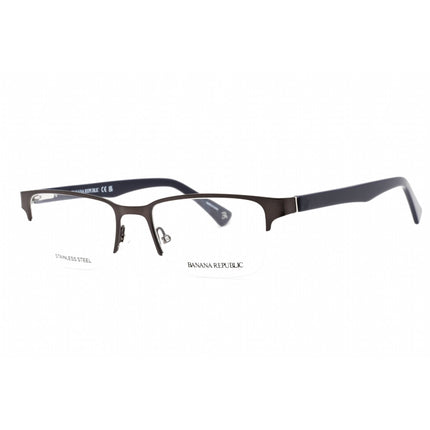 Banana Republic Men's Eyeglasses - Matte Grey Rectangular Metal Frame | Anton 0FRE 00 ,