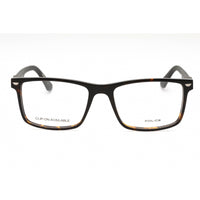 Police Men's Eyeglasses - Dark Tortoise Plastic Rectangular Full Rim | VPLF74 0714 ,