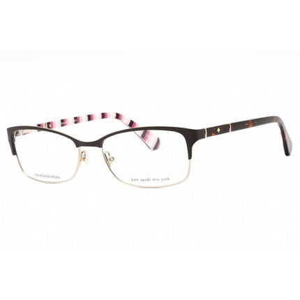 Kate Spade Women's Eyeglasses - Brown Metal Rectangular Frame | Laurianne 009Q 00 ,