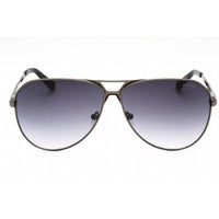 Guess Men's Sunglasses - Shiny Gunmetal Metal Aviator Full Rim Frame | GU00069 08B ,