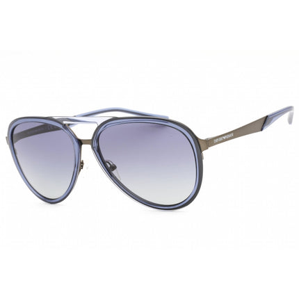 Emporio Armani Men's Sunglasses - Transparent Dark Blue Frame | 0EA2145 33584L ,