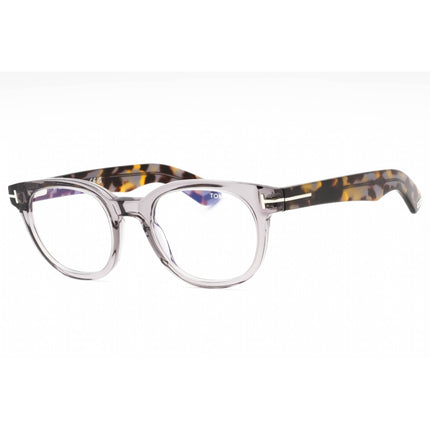 Tom Ford Men's Eyeglasses - Grey/Other Acetate Round Full Rim Frame | FT5807-B 020 ,
