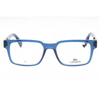 Lacoste Men's Eyeglasses - Blue Plastic Rectangular Shape Full Rim Frame | L2928 400 ,