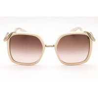 Roberto Cavalli Women's Sunglasses - Cream Acetate Square Full Rim | SRC003M 09X7 ,