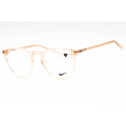Nike Unisex Eyeglasses - Washed Coral Acetate Round Full Rim Frame | NIKE 7251 830 ,