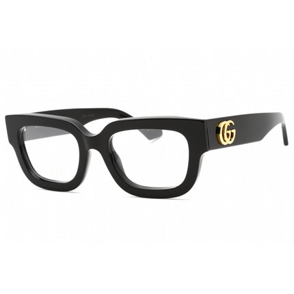 Gucci Women's Eyeglasses - Black Square Full Rim Plastic Frame | GG1548O 004 ,