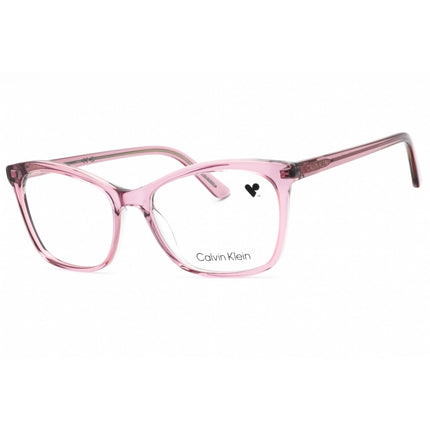 Calvin Klein Women's Eyeglasses - Crystal Mauve/Rose Cat Eye Shape Frame | CK19529 535 ,