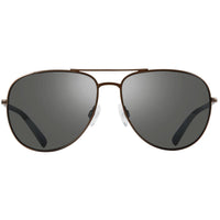 Revo Unisex Sunglasses - Tarquin Gunmetal Aviator Frame Graphite Lens | 1083 00 GY ,