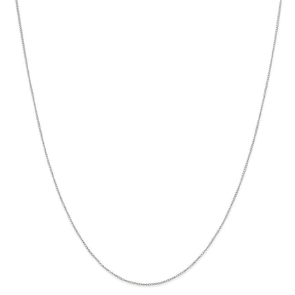 10k White Gold .42 mm Carded Curb Chain | 10K6CW ,