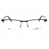 Chesterfield Men's Eyeglasses - Matte Black Metal Rectangular Frame | CH 113XL 0003 00 ,