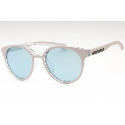Calvin Klein Jeans Unisex Sunglasses - Calcified White Plastic Frame | CKJ806SAF 108 ,