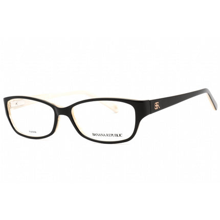 Banana Republic Women's Eyeglasses - Black Horn Plastic Cat Eye Frame | Buffy 0JPZ 00 ,