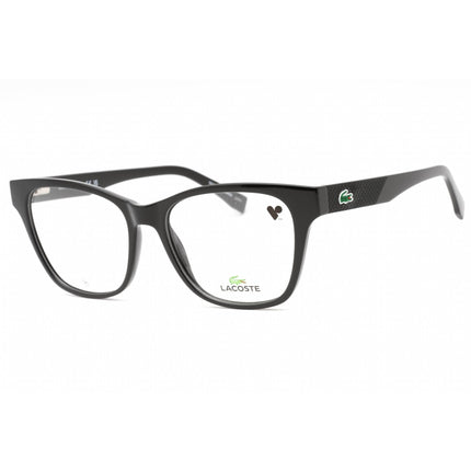 Lacoste Women's Eyeglasses - Black Plastic Square Frame Clear Demo Lens | L2920 001 ,