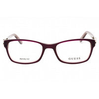Guess Women's Eyeglasses - Violet/Other Rectangular Full Rim Frame | GU2677 083 ,