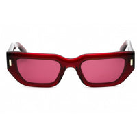 Calvin Klein Unisex Sunglasses - Burgundy Acetate Rectangular Full Rim | CK24500S 605 ,
