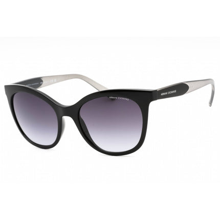 Armani Exchange Women's Sunglasses - Shiny Black Cat Eye Full Rim | 0AX4094S 81588G ,