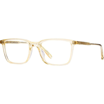 Garrett Leight Women's Eyeglasses - Champagne Acetate Square Full Rim Frame | MARCO CH ,