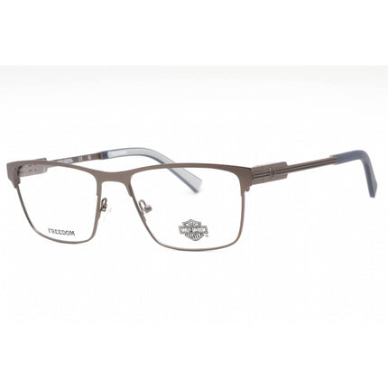 Harley Davidson Men's Eyeglasses - Matte Gunmetal Metal Full Rim Frame | HD9009 009 ,