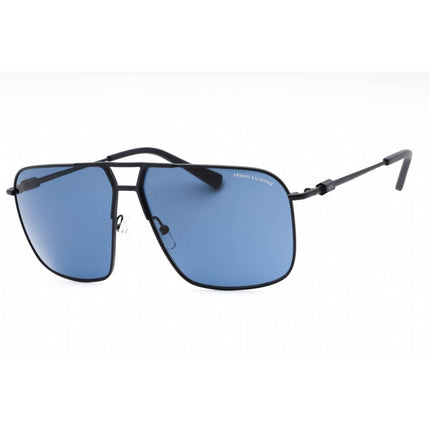 Armani Exchange Men's Sunglasses - Matte Blue Metal Aviator Frame | 0AX2050S 609980 ,