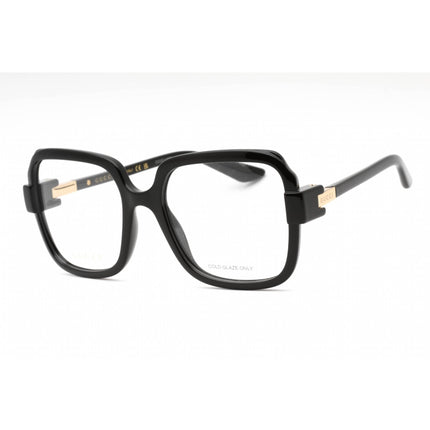 Gucci Women's Eyeglasses - Black Plastic Square Shape Frame Clear Lens | GG1433O 001 ,