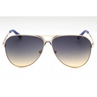Guess Men's Sunglasses - Gold Metal Full Rim Frame Gradient Blue Lens | GU00069 32W ,