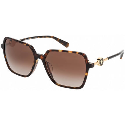 Versace Men's Sunglasses - Havana Square Full Rim Frame Brown Lens | VE4396F 108/13 ,