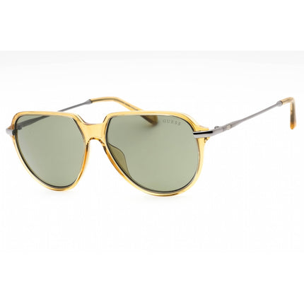 Guess Men's Sunglasses - Yellow/Other Injected Propionate Aviator Frame | GU00067 41N ,