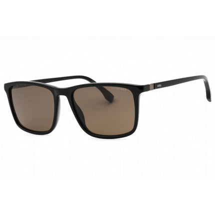 Hugo Boss Men's Sunglasses - Black Rectangular Full Rim Frame | BOSS 1434/S 0807 SP ,