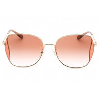 Coach Women's Sunglasses - Shiny Light Gold Butterfly Metal Frame | 0HC7158D 900513 ,