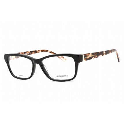 Liz Claiborne Women's Eyeglasses - Black Plastic Cat Eye Shape Frame | L 616 0807 00 ,