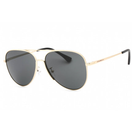 Emporio Armani Men's Sunglasses - Gold Frame Dark Grey Lens | 0EA2149D 337187 ,