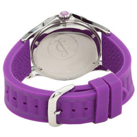Juicy Couture 1900873 Women's Rich Girl Purple Dial Purple Rubber Strap Watch ,