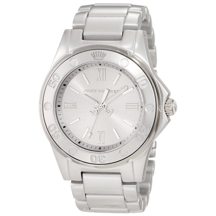 Juicy Couture 1900887 Women's Rich Girl Silver Dial Aluminum Bracelet Watch ,
