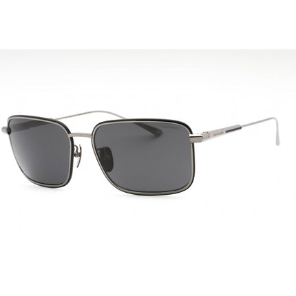 Chopard Men's Sunglasses - Shiny Ruthenium Silver Rectangular Frame | SCHF84M K56P ,