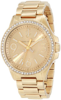 Juicy Couture 1900959 Women's Jetsetter Swarovski Crystal Bezel Gold Dial Yellow Gold Steel Watch ,