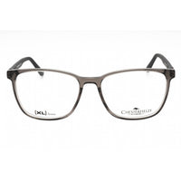 Chesterfield Men's Eyeglasses - Grey Crystal Plastic Square Frame | CH 110XL 0CBL 00 ,