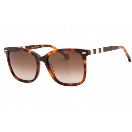 Carolina Herrera Women's Sunglasses - Havana Ivory Cat Eye Frame | CH 0045/S 0C1H HA ,