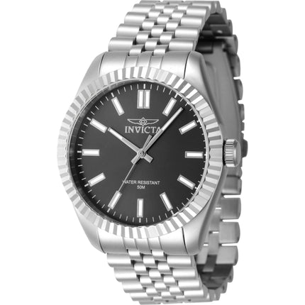 Invicta Men's Watch - Specialty Black Dial Stainless Steel Bracelet Quartz | 47478 ,