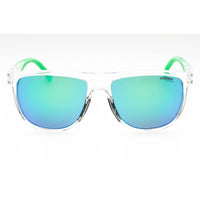 Carrera Men's Sunglasses - Crystal Green Plastic Square Frame | CARRERA 8059/S 00OX Z9 ,