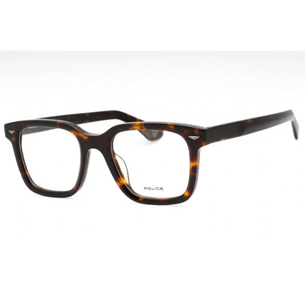 Police Men's Eyeglasses - Dark Tortoise Plastic Square Full Rim Frame | VPLG80E 722V ,
