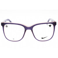 Nike Women's Eyeglasses - Milky Grape Laminate Acetate Square Frame | NIKE 7166 512 ,