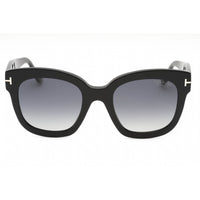 Tom Ford Women's Sunglasses - Shiny Black Plastic Cat Eye Full Rim Frame | FT0613 01D ,