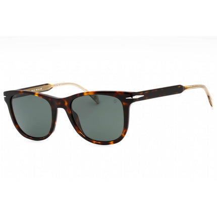 David Beckham Men's Sunglasses - Havana Square Frame Green Lens | DB 1113/S 0086 QT ,