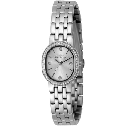 Invicta Women's Watch - Angel Quartz Silver Tone Dial Stainless Steel Bracelet | 48134 ,