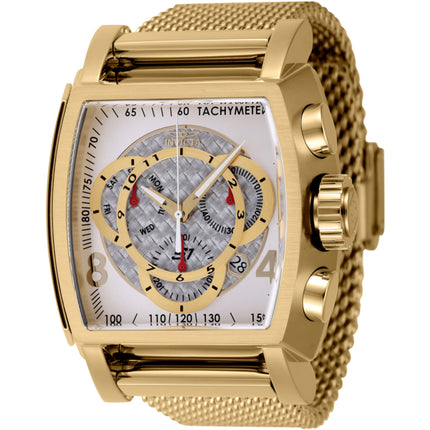 Invicta Men's Watch - S1 Rally Chronograph Silver and Gold Dial Bracelet | 46013 ,