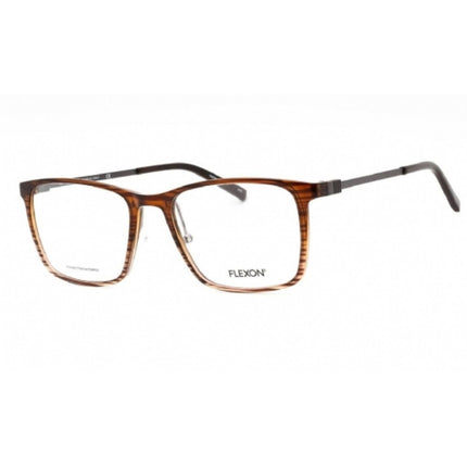 Flexon Men's Eyeglasses - Brown/Grey Gradient Plastic Square Frame | FLEXON EP8011 215 ,