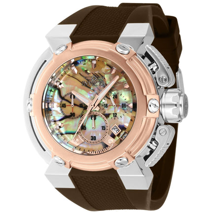 Invicta Men's Watch - Coalition Forces X-Wing Chrono Brown Silicone Strap | 40061 ,