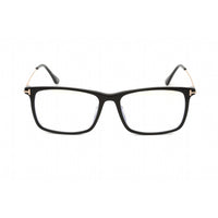 Tom Ford Men's Eyeglasses - Shiny Black Plastic Rectangular Frame | FT5758-F-B 001 ,